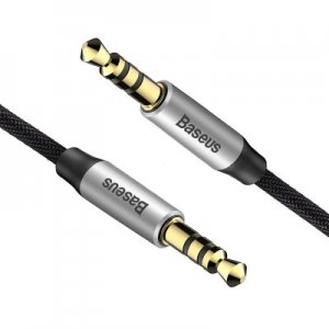 Kabel AUX Baseus M30, Jack 3,5mm, 1m, barva černá