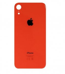 Kryt batérie iPhone XR korálovo červený - Väčší otvor