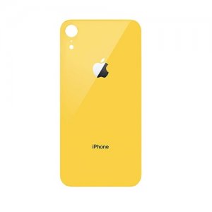Kryt baterie iPhone XR yellow - Bigger Hole
