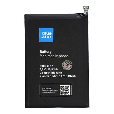 Baterie BlueStar Xiaomi Redmi 9A, 9C, Poco M2 Pro (BN56) 5000mAh Li-ion