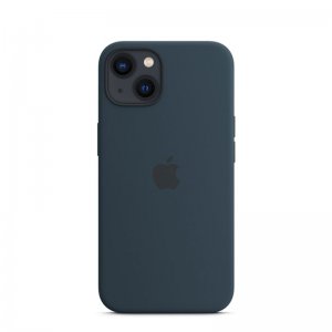 Silicone Case iPhone 13  mini abyss blue (blistr) - MagSafe