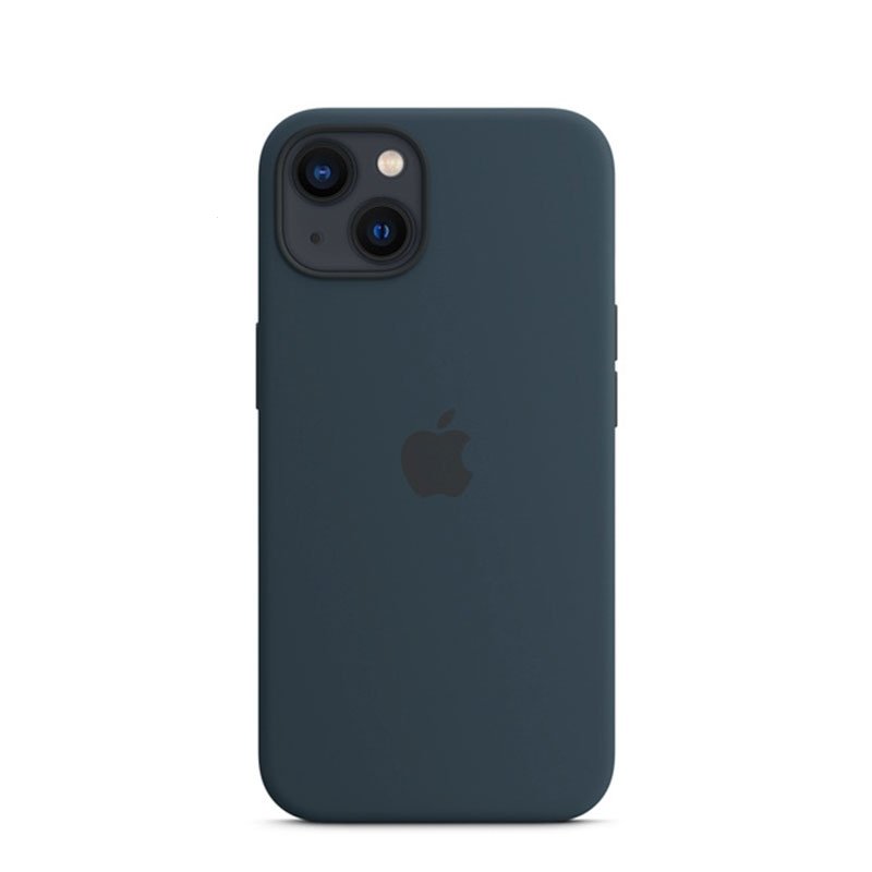 Silicone Case iPhone 13   PRO MAX Abyss Blue (blistr) - MagSafe