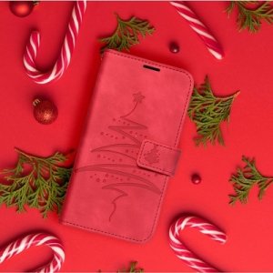 Winter Book iPhone 7, 8, SE 2020 (4,7), barva červená