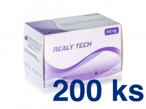 REALY TECH Novel Antigenní rychlotest Covid-19 ze slin 200 ks (30 Kč/ks) (20)