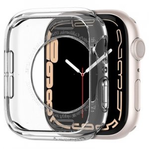 Pouzdro Spigen pro Apple Watch 4, 5, 6, 7, SE (40/41 mm) transparentní