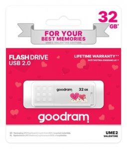 USB Flash Disk (PenDrive) GOODRAM UME2, 32GB USB 2.0 Valentine