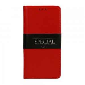 Pouzdro Book Leather Special Xiaomi 11T, 11T Pro barva červená