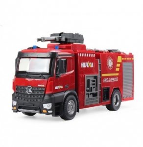RC hasičské auto Mercedes-Benz Arocs s funkční stříkačkou 1:14