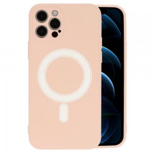 MagSilikónové puzdro iPhone 13 (6,1´´) Light Pink