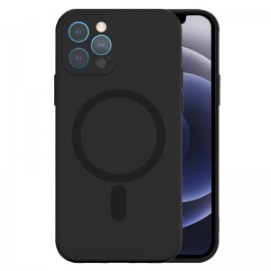 MagSilikónové puzdro iPhone 13 (6,1´´) čierne