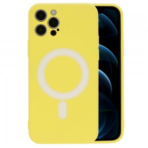 MagSilikónové puzdro iPhone 12 Mini (5,4´´) žlté