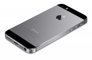 Kryt batérie + stredový iPhone 5S originálna farba čierna