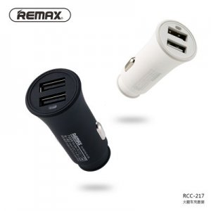 CL adaptér REMAX RCC-217, 2x USB, QC barva černá