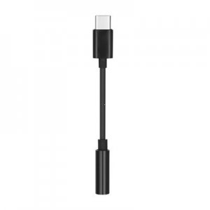 Adaptér USB Typ C  3,5mm hnízdo, barva černá
