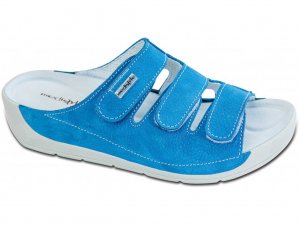 MEDISTYLE dámske zdravotné papuče Gábina modré