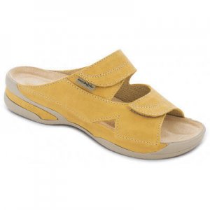 Dámske zdravotné papuče MEDISTYLE LUCY yellow(okrová)
