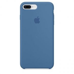 Silicone Case iPhone 7 PLUS, 8 PLUS denim blue (blistr)