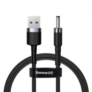 Adaptér nabíječky Baseus (CADKLF-G1), USB 3.0 na Jack 3,5mm - 2A, barva černá