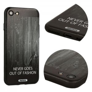 Back Case Remax iPhone 7, 8, SE 2020 (4,7), wood black