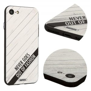 Back Case Remax iPhone 7, 8, SE 2020 (4,7), wood white