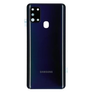 Samsung A217 Galaxy A21S kryt baterie + lepítka + sklíčko kamery black