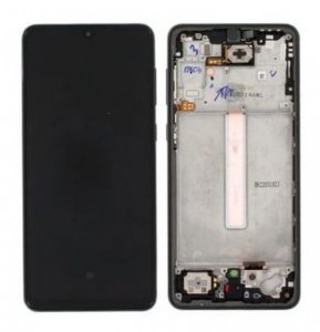 Dotykový panel Samsung A336 Galaxy A33 5G + LCD + rámček čierny Servisný balík - originál
