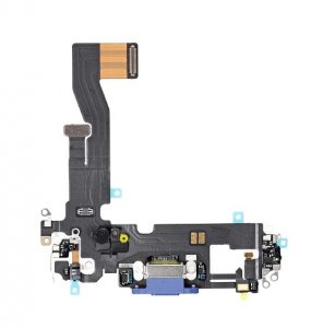 Flex iPhone 12, 12 PRO s nabíjacím konektorom modrý