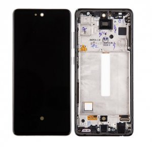 Dotykový panel Samsung A528 Galaxy A52s 5G + LCD čierny Servisný balík - originálny