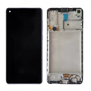 Dotykový panel Samsung A236 Galaxy A23 5G + LCD + rámček čierny Servisný balík - originál