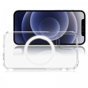 MagSilikónové puzdro iPhone 12 Mini (5,4´´) Transparent