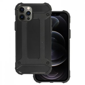 Pouzdro Armor Carbon iPhone 12, 12 Pro, barva černá