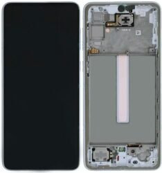 Dotykový panel Samsung A336 Galaxy A33 5G + LCD + rámček biely Servisný balík - originál