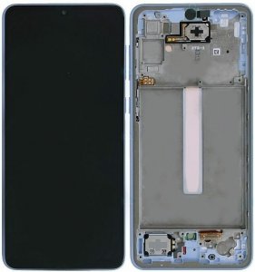 Dotykový panel Samsung A336 Galaxy A33 5G + LCD + rámček modrý Servisný balík - originál