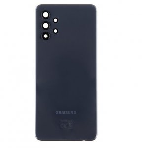 Samsung A32 4G Galaxy A325 kryt batérie + lepidlo + sklo fotoaparátu čierne