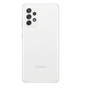 Samsung A725, A726 Galaxy A72 4G, A72 5G kryt batérie + lepidlo + sklo fotoaparátu biela