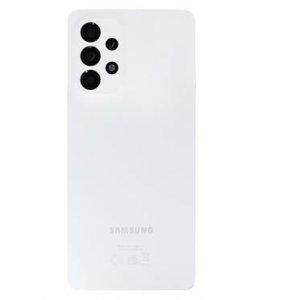 Samsung A536 Galaxy A53 5G kryt batérie + lepidlo + sklo fotoaparátu biela