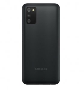 Samsung A037 Galaxy A03S kryt baterie + sklíčko kamery black