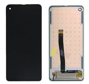 Dotykový panel Samsung G715 Galaxy Xcover Pro + LCD čierny Servisný balík - originálny