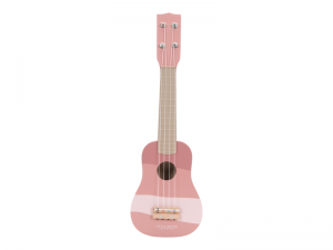 Drevená gitara ružová