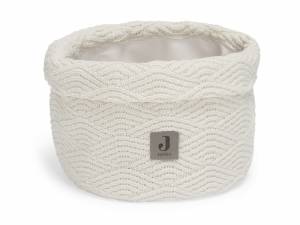 Pletený košík River Knit Cream White