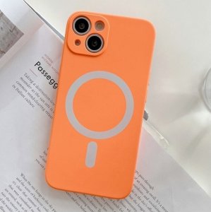 MagSilikónové puzdro iPhone 12 (6,1´´) Orange