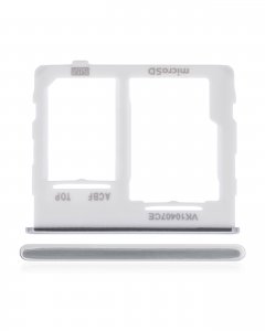 Držák (šuplík) SIM Samsung A326 Galaxy A32 5G white (silver)