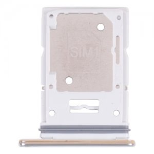 Držák (šuplík) SIM Samsung A536 Galaxy A53 5G white (silver)