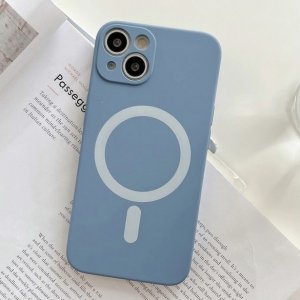 MagSilicone Case iPhone 14 Pro Max - Blue