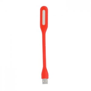 Mini USB baterka, farba červená