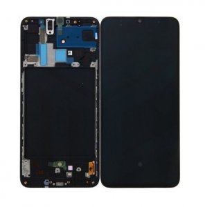 Dotyková deska Samsung A705 Galaxy A70 + LCD + rámeček black - OLED