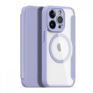 Puzdro Dux Ducis Skin X Pro iPhone 14 Pro, MagSafe, farba fialová