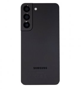 Samsung S901 Galaxy S22 5G kryt batérie + sklo fotoaparátu čierne