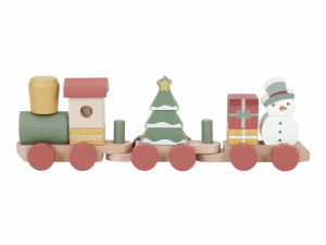 Drevený vianočný vlak