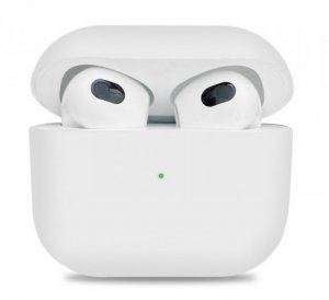 Pouzdro pro Apple AirPods 3 silicone, white